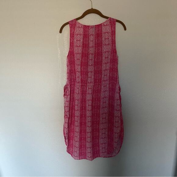 Pink Flowy Mini Dress Sundress Size Medium - Picture 5 of 8